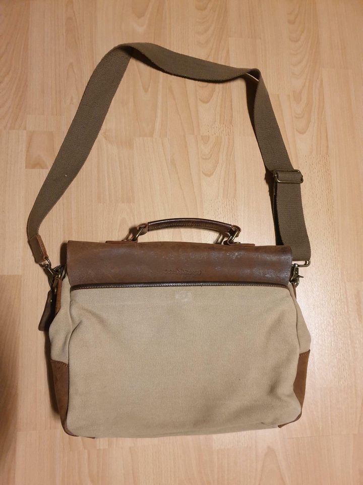 Tasche * Schuhtzbengel * braun -beige * selten benutzt in Rietberg