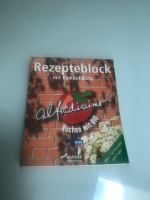 Rezeptblock, Einkaufsliste auf der Rückseite, alfredissimo Brandenburg - Heidesee Vorschau