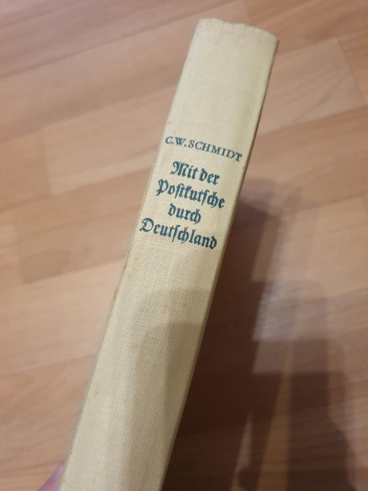 Buch C. W. Schmidt Mit der Postkutsche durch Deutschland 1938 in Halle