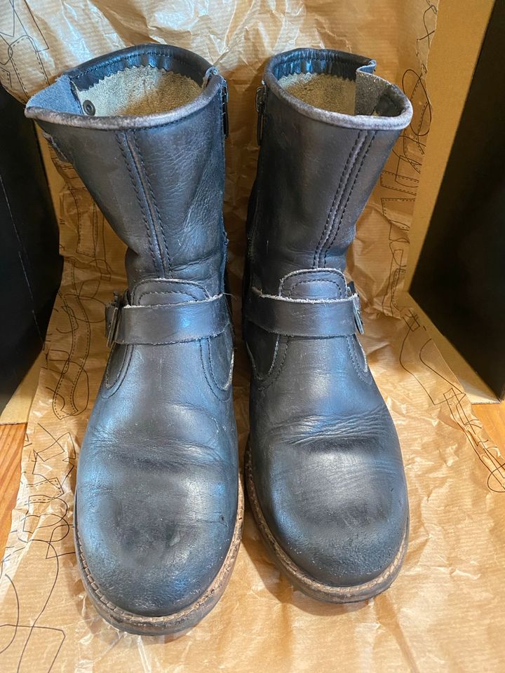 Art schwarze Stiefel Leder Boots Motart Leaves-Sinai 36 in Bad Dürkheim