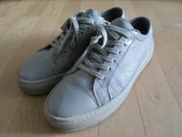 TOMMY HILFIGER Sneaker Halbschuhe Schnürschuhe Leder grau TOP 42 Berlin - Dahlem Vorschau