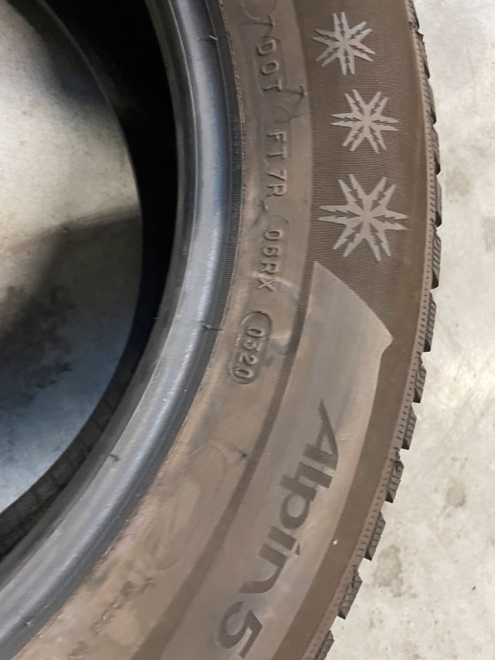 4x Michelin Winterreifen 205/60 R16 DOT 0320/5019 5,5/7,5mm in Gronau (Westfalen)