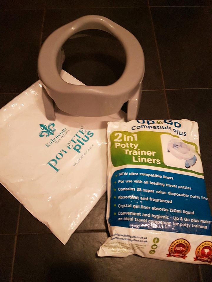 Potette Plus 2 in 1 Töpfchen und Toilettensitz mit Beuteln in Wusterhusen