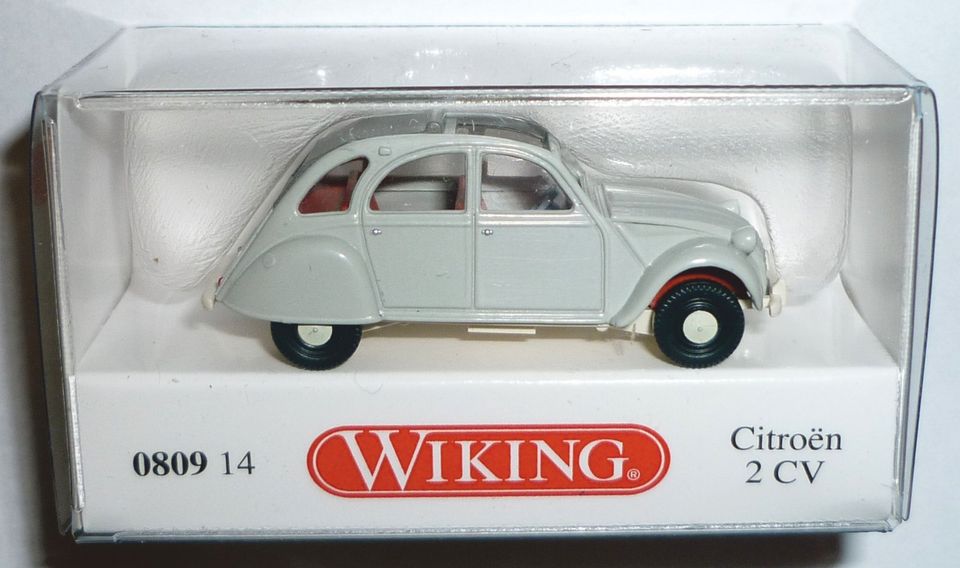 Wiking 080914 Citroen 2CV Ente 1963 - 1983 achatgrau 1:87 Spur H0 in Geislingen