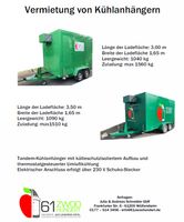 Kühlanhänger, Kühlwagen, Kühlcontainer, Hessen - Wölfersheim Vorschau