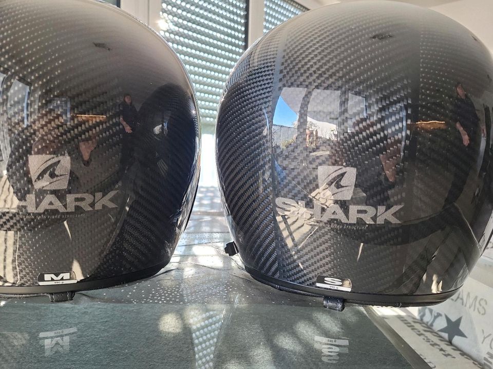 Shark S-Drak Carbon mit Sharktooth, Motorradhelm Größe S in Hürth