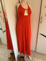 Maxikleid orange Viskose Cut outs Neckholder Beach Festival Kreis Pinneberg - Wedel Vorschau
