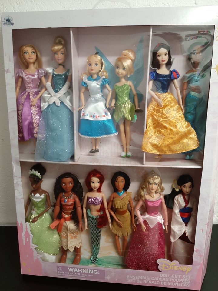 Disney Store Princess Prinzessin 12 Puppen OVP Sammlung in Schmiechen