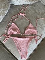 Pailletten Bikini rosa S 34 36 Brazilian Höschen st Barth Düsseldorf - Heerdt Vorschau