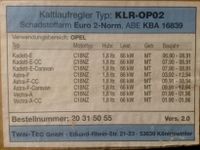 Opel • 1,8 ltr.• 66kW • C/NZ • OPo2 • Kaltlaufregler • 90-96 Saarland - Neunkirchen Vorschau