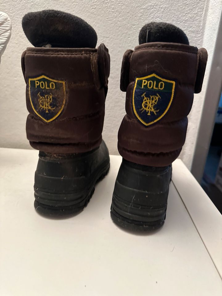 Stiefel Polo Ralph Lauren 38 braun Stiefeletten Kinderstiefel in Hollern-Twielenfleth