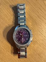 Fossil Damenarmbanduhr ES-2684 Chronograph lila/violett Swarovski Nordrhein-Westfalen - Moers Vorschau