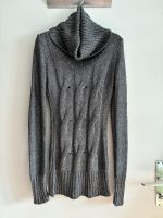 Tally Weijl Pullover - XS 34 - dunkelgrau Silber metallic Strick Hessen - Rödermark Vorschau