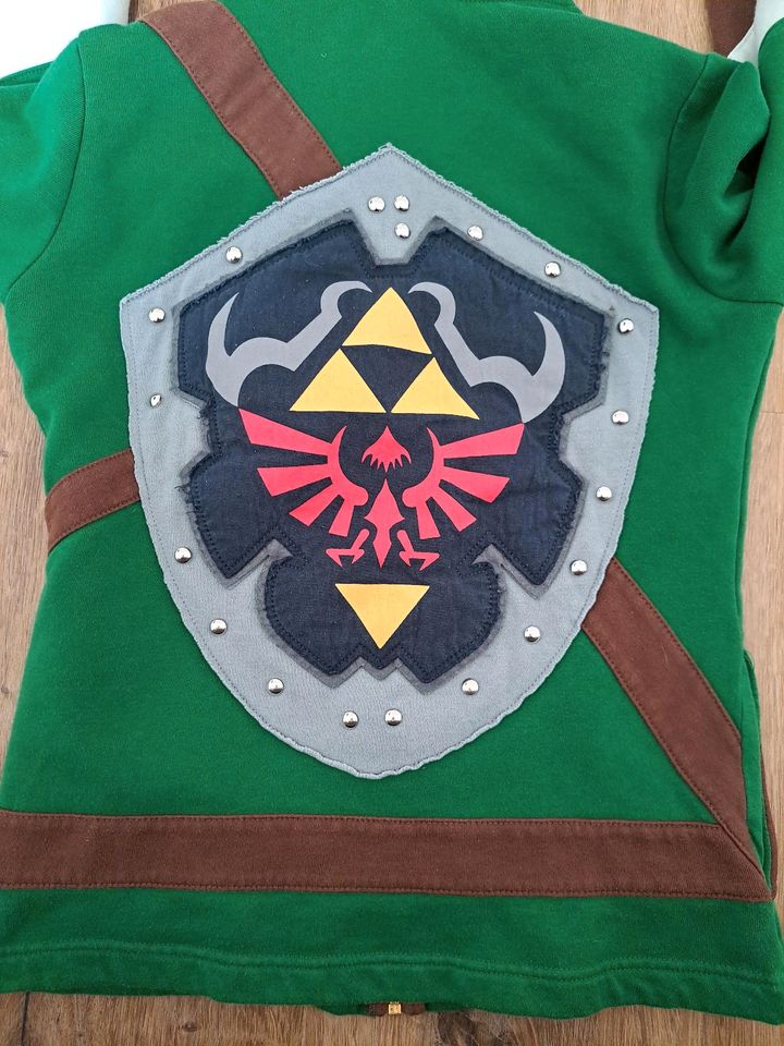 Zelda Link Jacke Hoodie Gr. S Nintendo Kostüm Karneval in Mettmann