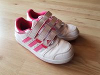 Adidas Sportschuhe Hallenschuhe Mädchen weiß/pink Gr.32 Nordrhein-Westfalen - Lohmar Vorschau