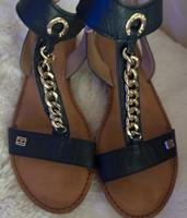 Tommy Hilfiger Sandalen Leder, Gr. 38 Blau| Berlin - Hohenschönhausen Vorschau