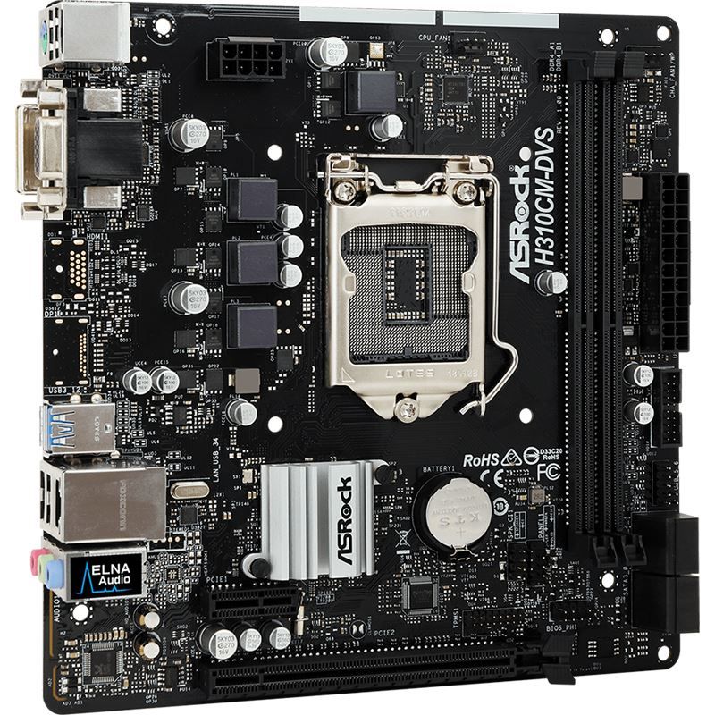 ASRock H310CM-DVS So.1151v2 Dual Channel DDR4 mATX Mainboard in Lübeck