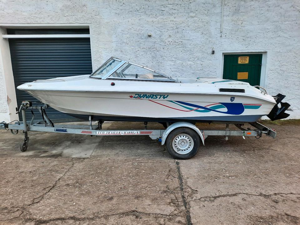 5m GfK Sportboot mit Mercuiser 3,0 inkl. Harbeck Trailer in Neuruppin