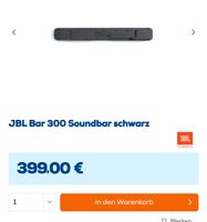 JBL Bar 300 Soundbar in schwarz Sachsen-Anhalt - Magdeburg Vorschau