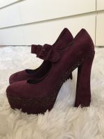 Miu Miu Pumps/PeeptoesGr 40,5 aus Wildleder in Bordeaux Luxus Pur Berlin - Pankow Vorschau