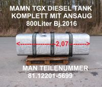 MAN TGX DIESEL ALU TANK 800 L KOMPLETT MIT KONSOLEN ANSAUG Niedersachsen - Hessisch Oldendorf Vorschau