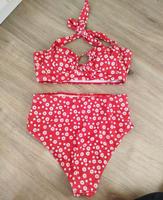 Bikini rot weiß Blumen Highwaist 38 Brandenburg - Hoppegarten Vorschau