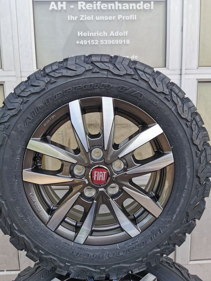 4 neu 16" Alufelgen Fiat Ducato 250 250L Jumper Wohnmobil Borbet in Philippsburg