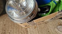 Harley Scheinwerfer Lampe Dyna Chrom Bobber original ca 20cm Nordrhein-Westfalen - Bergisch Gladbach Vorschau