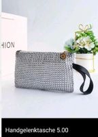 Handgelenktasche silber Clutch Berlin - Lichtenberg Vorschau