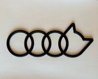 #audicat Audi Emblem mit Katze A1 A2 A3 A4 A5 A6 A7 A8 Q Hansestadt Demmin - Demmin Vorschau