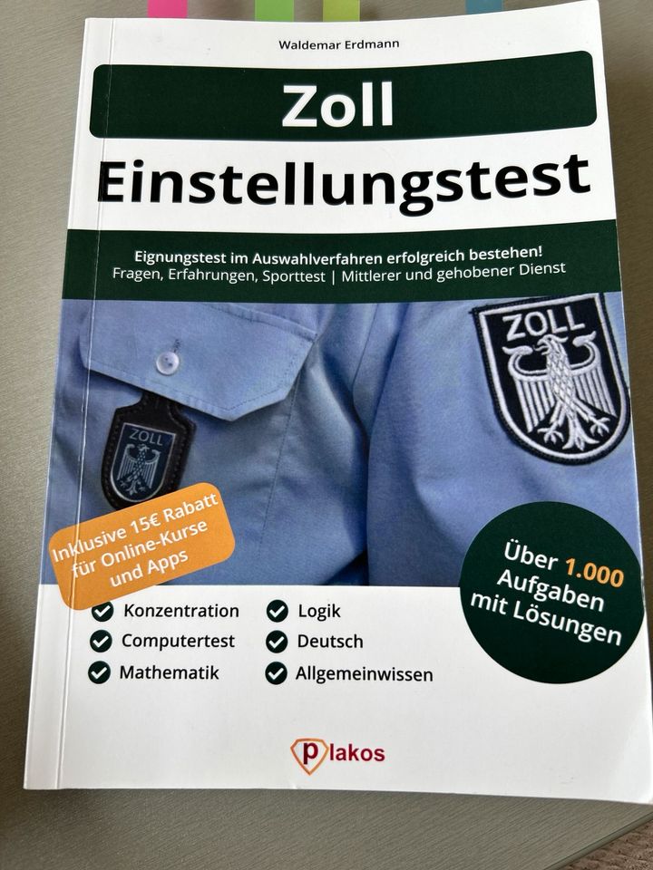 Zoll Einstellungstest Buch in Bochum