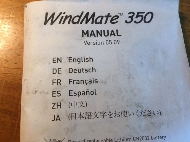 WindmessgerätWindmesser//Paragliding/ Segeln/Wetter/Windmate 350 in Straelen