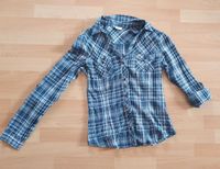 Coole Bluse Holzfällerhemd Damen Größe 34/XS blau kariert Bayern - Pfronten Vorschau