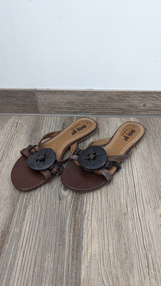 Sandalen Sandaletten Damen braun Größe 38 easy go in Oberkochen