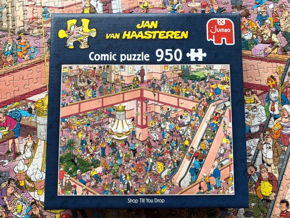 Jumbo Puzzle 950 Teile Jan van Haasteren Shop Til you drop in Hamburg