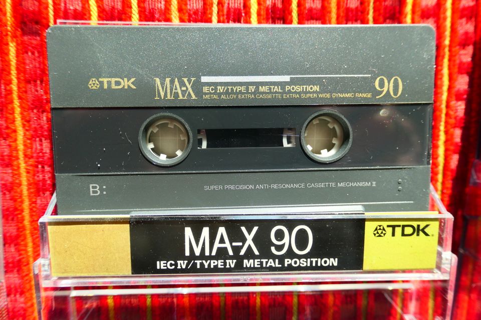 TDK MA-X 90 2xAudiocassetten, sehr gut, bespielt in den 80er J. in Zeven