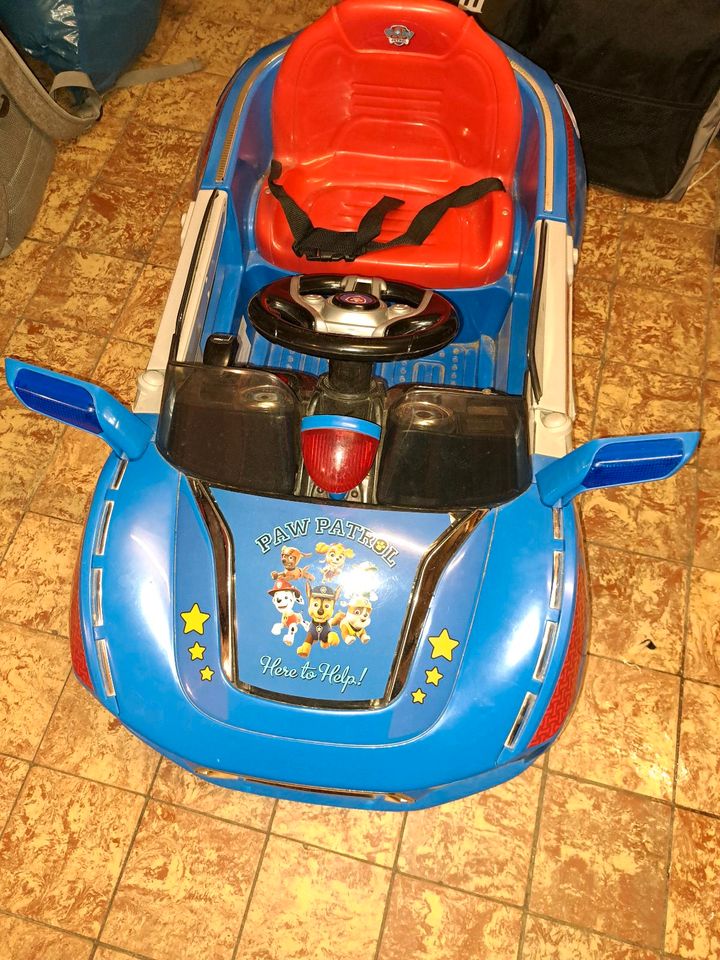 Paw Patrol Kinderfahrzeug Kinderauto Auto elektrisch in Lahnau