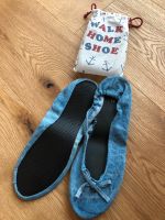 H&M Walk Home shoe Ballerina Blau dünne Sohle Gr. 38 Nordrhein-Westfalen - Paderborn Vorschau