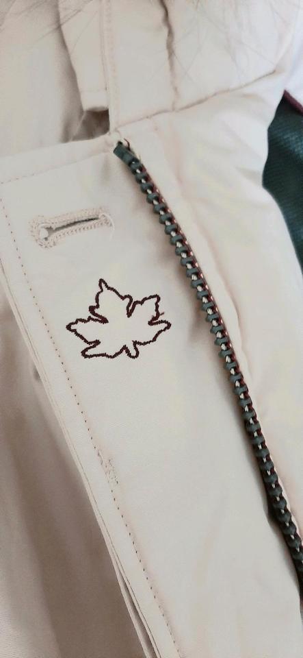 Jacke Daunen Winterjacke Parker M L Puder Rosa Canadian Mantel in Essen