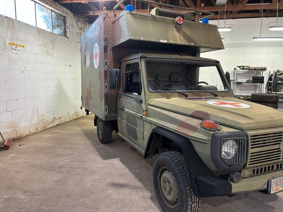 Puch 230 GE Sanitätswagen Sani 3120 Mercedes G Wolf Camper Armee in Erbach