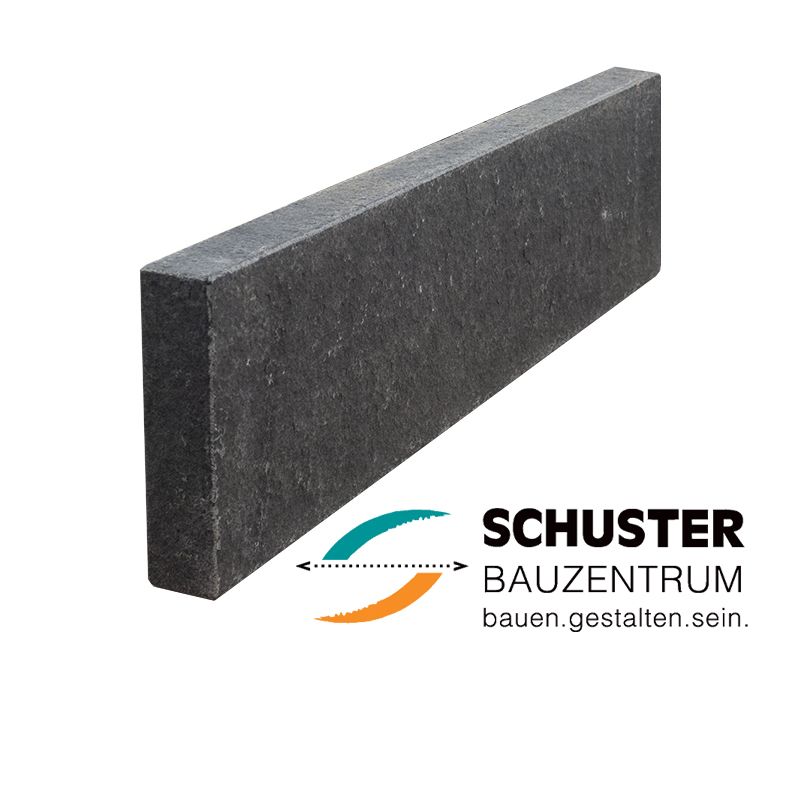 Basalt Rasenkante 6x25x100cm satiniert Bord Leistenstein in Oelsnitz/Erzgeb.