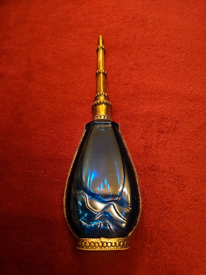 Parfum Flacon sprinkler, blaues maurisches Glas (Unikat) in Buchholz (Westerwald)
