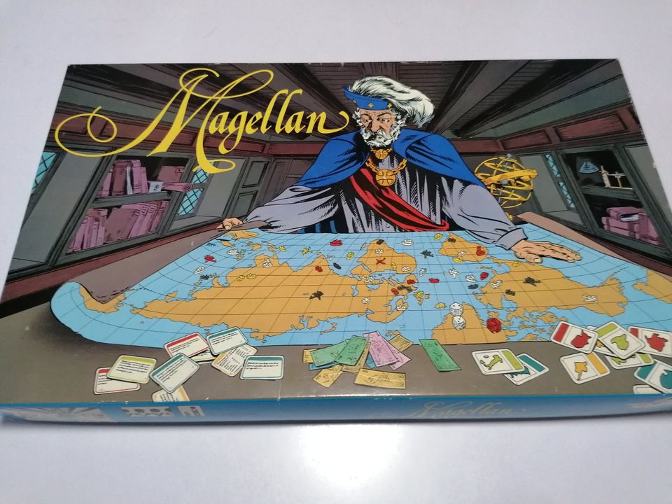 MAGELLAN Gesellschaftsspiel Flying Turtle Games 1986 Neuwertig in Windhausen