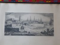 Otto Thämer 1892-1975 "Ansicht Hafen Hamburg" Hessen - Neu-Isenburg Vorschau