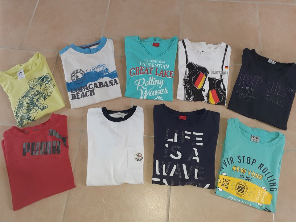 T-Shirts, 9 Stück, Junge, 134/140, gebraucht in Springe