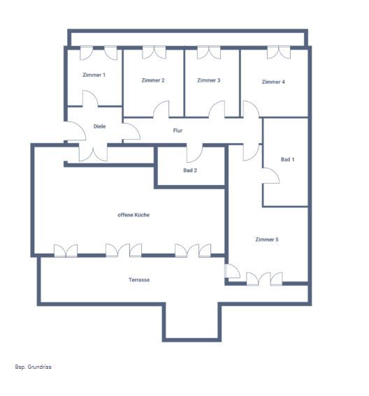 GALLUS RESIDENCE | Lichtdurchfluteter 6 Zi.-Penthouse Wohntraum mit Dachterrasse + EBK in Frankfurt am Main