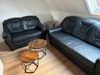 Echtledercouch, 2er, 3er + Hocker Hessen - Petersberg Vorschau