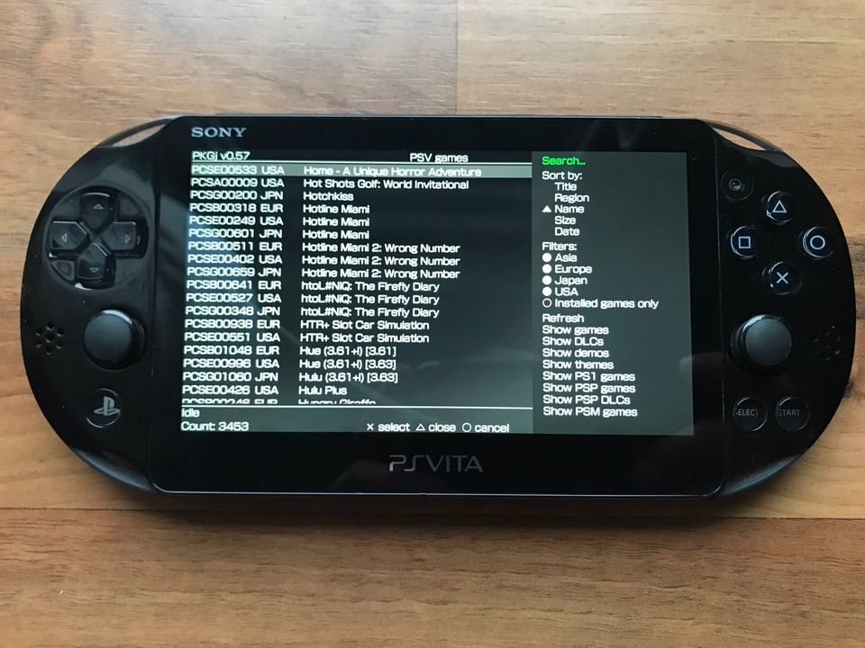 PlayStation Vita / PS Vita 64GB Henkaku in Daun