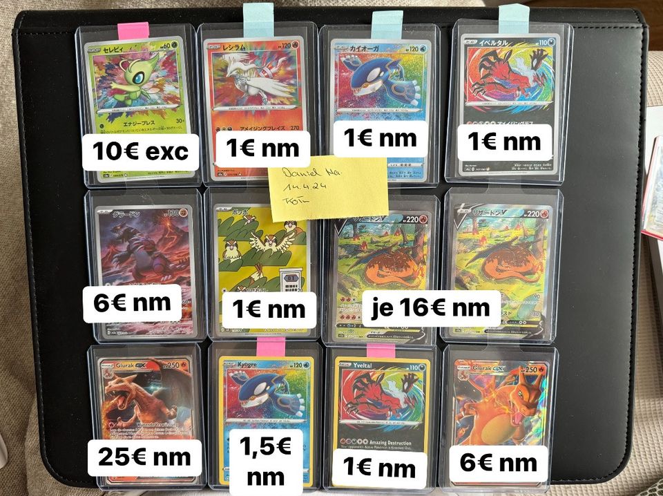 Pokemon Karten Sammlung Selten Holos PSA Basis-Neu Glurak in Köln