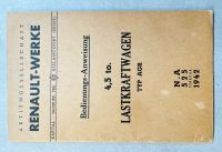 orig. Betriebsanleitung Renault AGR 4,5! 1942 DEU! Handbuch WK 2 Leipzig - Meusdorf Vorschau